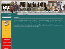 Tablet Screenshot of militaria-1418.com